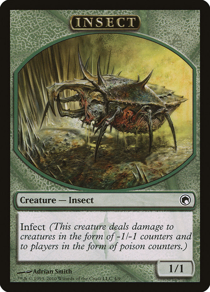 Insect Token [Scars of Mirrodin Tokens] | Tables and Towers