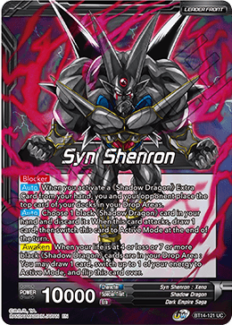 Syn Shenron // Syn Shenron, Resonance of Shadow (BT14-121) [Cross Spirits] | Tables and Towers