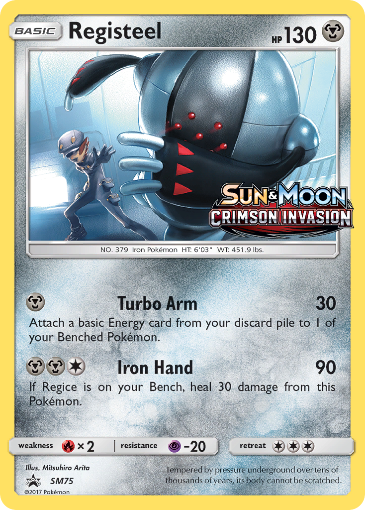 Registeel (SM75) [Sun & Moon: Black Star Promos] | Tables and Towers