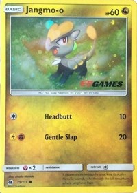 Jangmo-o (75/111) (Cosmos Holo) (EB Games Promo) [Sun & Moon: Crimson Invasion] | Tables and Towers