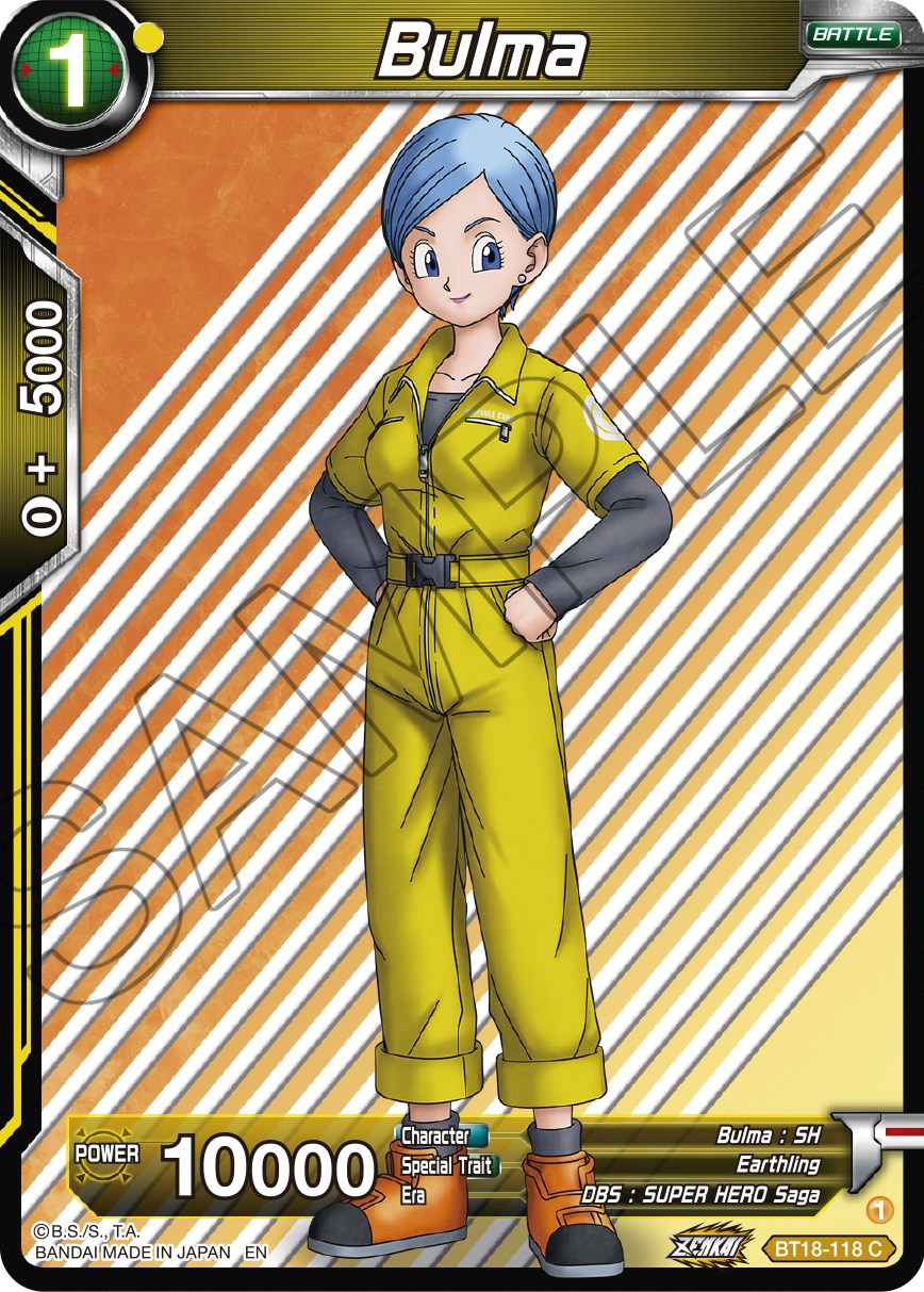 Bulma (BT18-118) [Dawn of the Z-Legends] | Tables and Towers