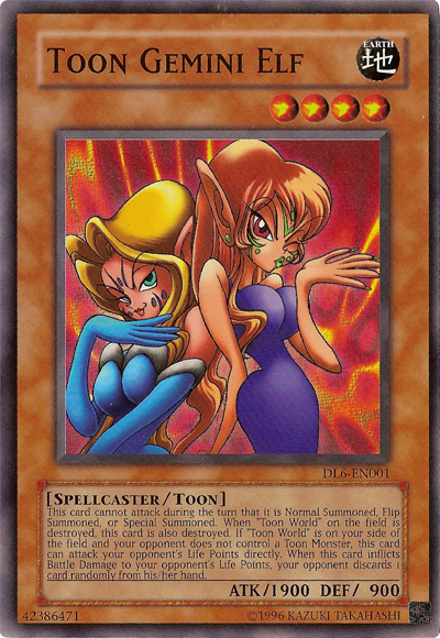 Toon Gemini Elf [DL6-EN001] Super Rare | Tables and Towers