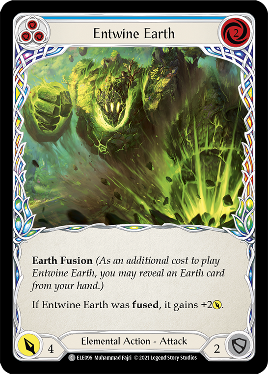 Entwine Earth (Blue) [ELE096] (Tales of Aria)  1st Edition Normal | Tables and Towers