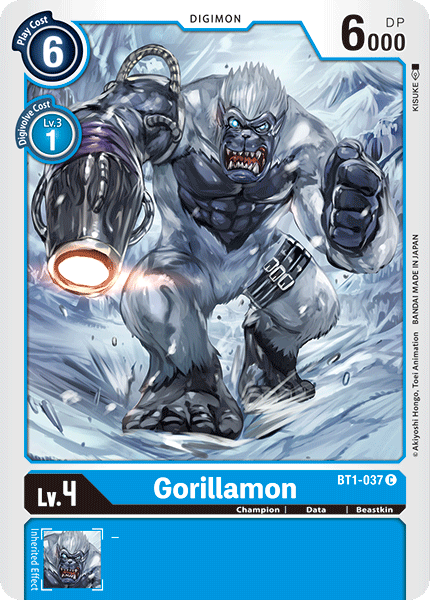 Gorillamon [BT1-037] [Release Special Booster Ver.1.0] | Tables and Towers