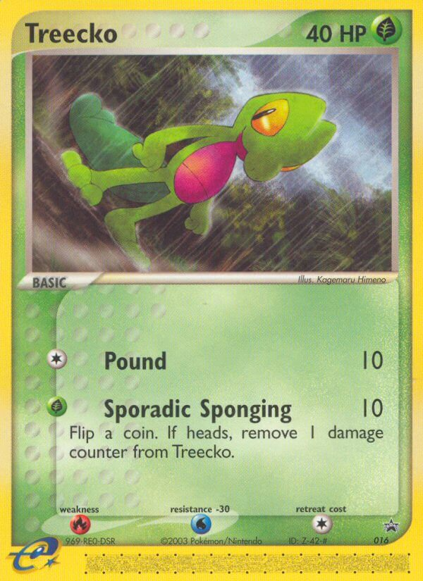 Treecko (016) [Nintendo: Black Star Promos] | Tables and Towers