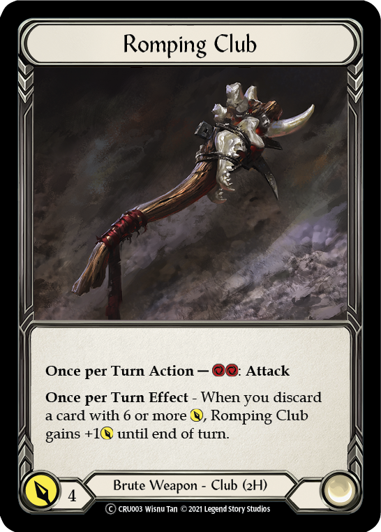 Romping Club [U-CRU003] (Crucible of War Unlimited)  Unlimited Rainbow Foil | Tables and Towers