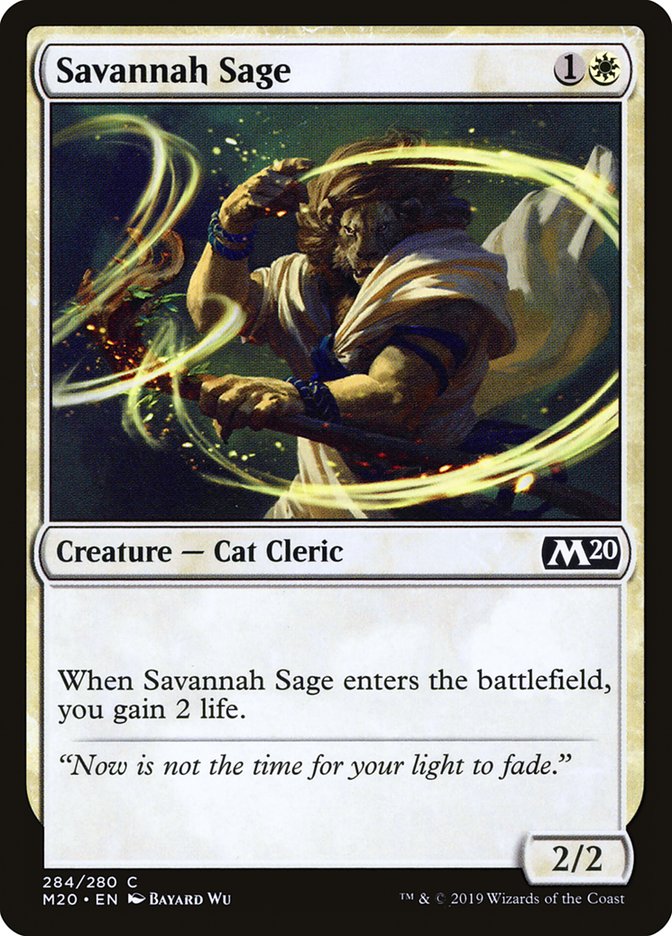 Savannah Sage [Core Set 2020] | Tables and Towers