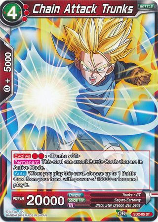 Chain Attack Trunks (Starter Deck - The Extreme Evolution) (SD2-05) [Cross Worlds] | Tables and Towers