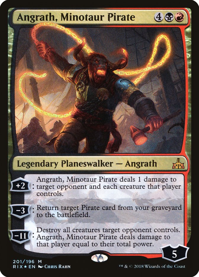 Angrath, Minotaur Pirate [Rivals of Ixalan] | Tables and Towers