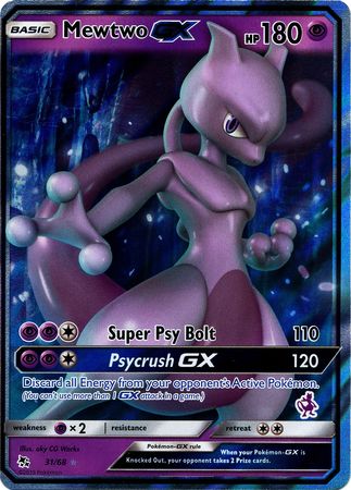 Mewtwo GX (31/68) (Mewtwo Deck) [Battle Academy 2020] | Tables and Towers