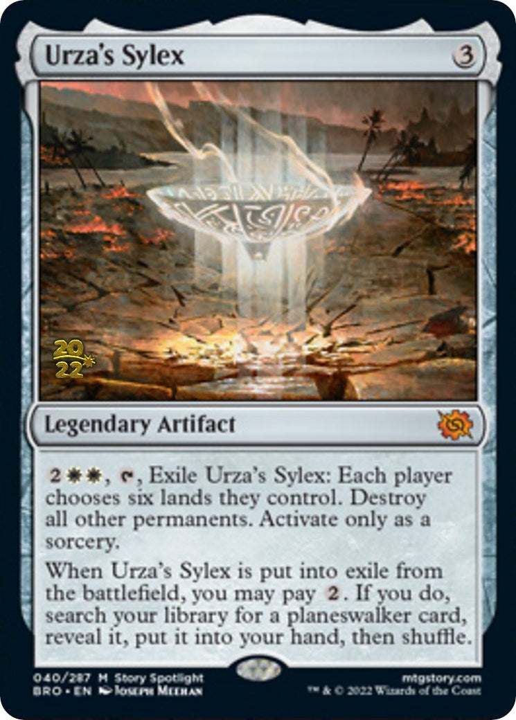 Urza's Sylex [The Brothers' War Prerelease Promos] | Tables and Towers