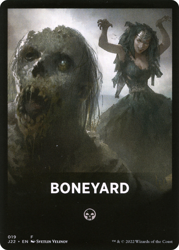 Boneyard Theme Card [Jumpstart 2022 Front Cards] | Tables and Towers