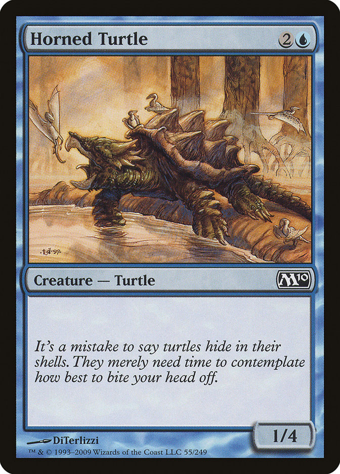 Horned Turtle [Magic 2010] | Tables and Towers