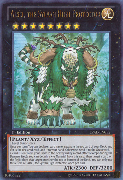 Alsei, the Sylvan High Protector [LVAL-EN052] Ultra Rare | Tables and Towers