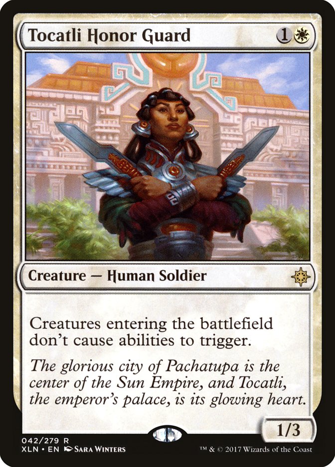 Tocatli Honor Guard [Ixalan] | Tables and Towers