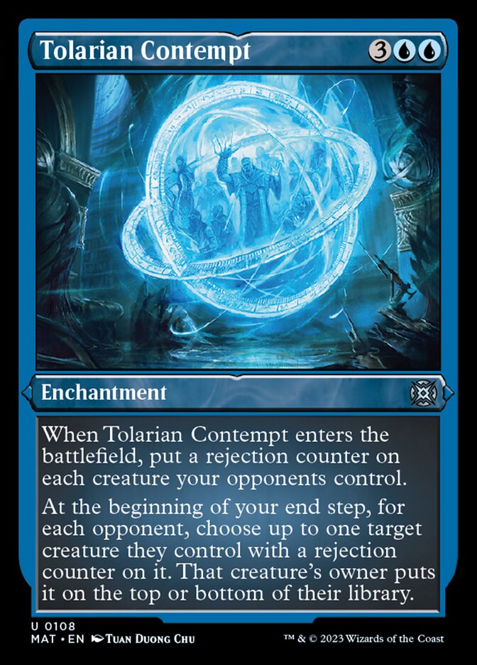 Tolarian Contempt (Foil Etched) [March of the Machine: The Aftermath] | Tables and Towers