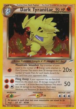 Dark Tyranitar (11/105) [Neo Destiny Unlimited] | Tables and Towers