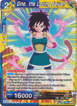 Gine, the Loving Saiyan (DB3-120) [Giant Force] | Tables and Towers