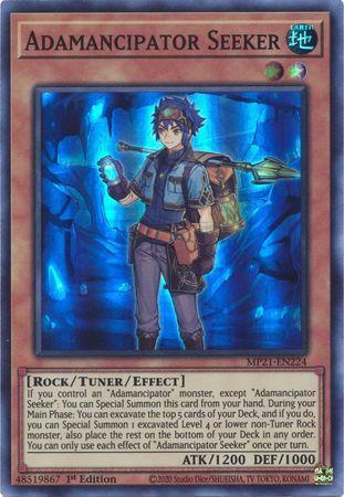 Adamancipator Seeker [MP21-EN224] Super Rare | Tables and Towers