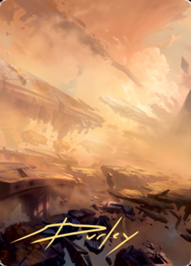 Plains 1 Art Card (Gold-Stamped Signature) [Zendikar Rising Art Series] | Tables and Towers