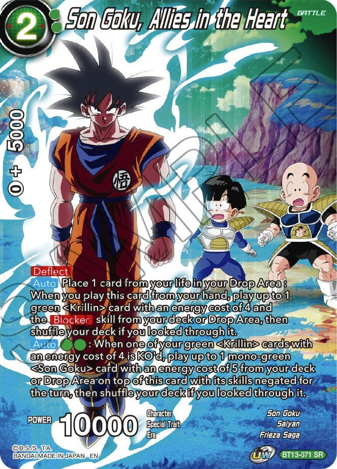 Son Goku, Allies in the Heart (BT13-071) [Theme Selection: History of Son Goku] | Tables and Towers