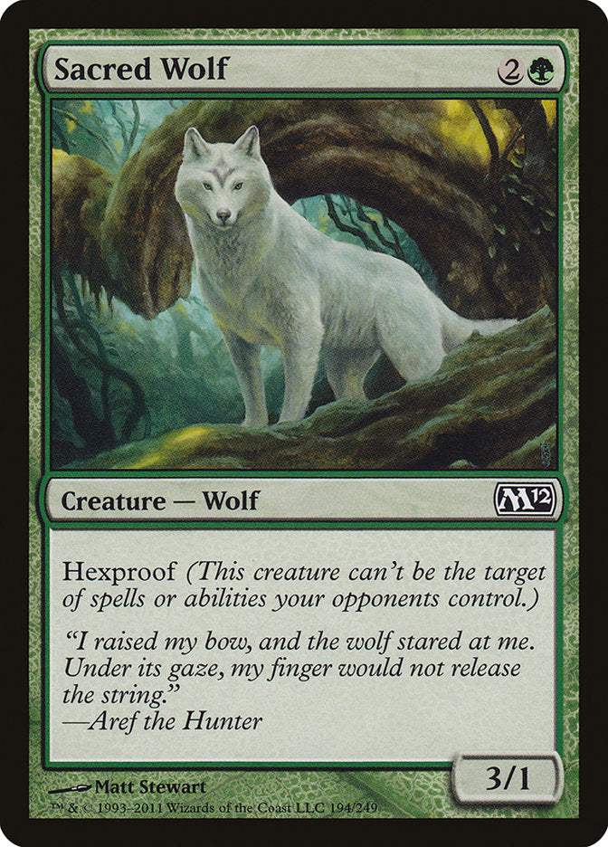 Sacred Wolf [Magic 2012] | Tables and Towers