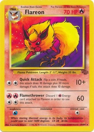 Flareon (19/64) [Jungle Unlimited] | Tables and Towers