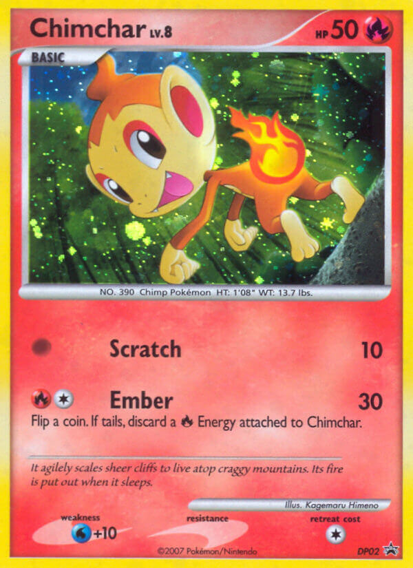 Chimchar (DP02) [Diamond & Pearl: Black Star Promos] | Tables and Towers