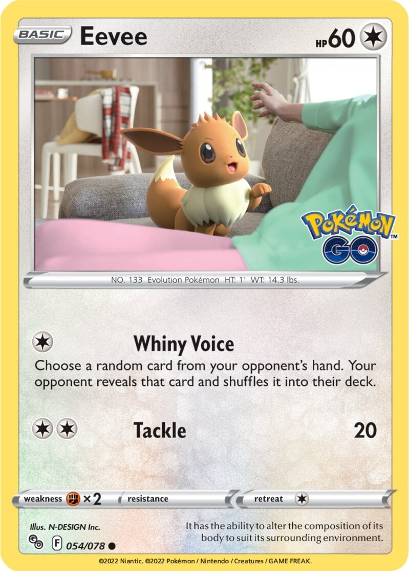 Eevee (054/078) [Pokémon GO] | Tables and Towers