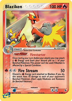 Blaziken (3/109) [EX: Battle Stadium] | Tables and Towers