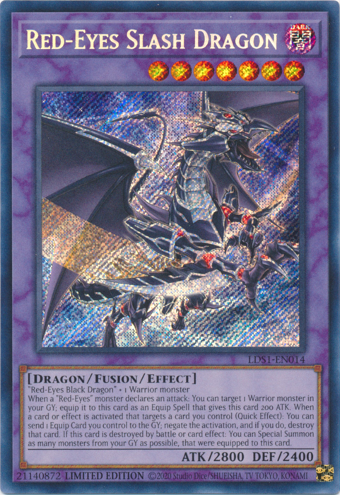 Red-Eyes Slash Dragon [LDS1-EN014] Secret Rare | Tables and Towers