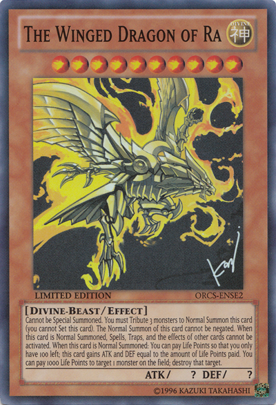 The Winged Dragon of Ra [ORCS-ENSE2] Super Rare | Tables and Towers