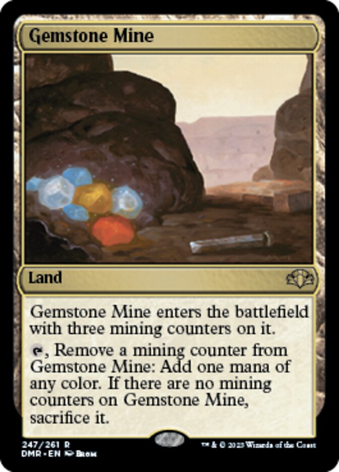 Gemstone Mine [Dominaria Remastered] | Tables and Towers