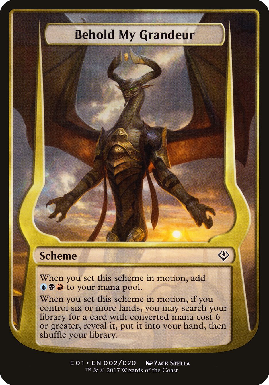 Behold My Grandeur (Schemes) [Archenemy: Nicol Bolas Schemes] | Tables and Towers