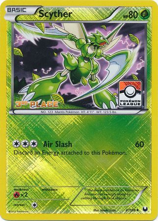 Scyther (4/108) (League Promo 3rd Place) [Black & White: Dark Explorers] | Tables and Towers