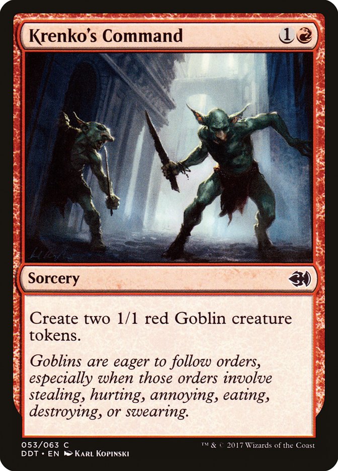 Krenko's Command [Duel Decks: Merfolk vs. Goblins] | Tables and Towers
