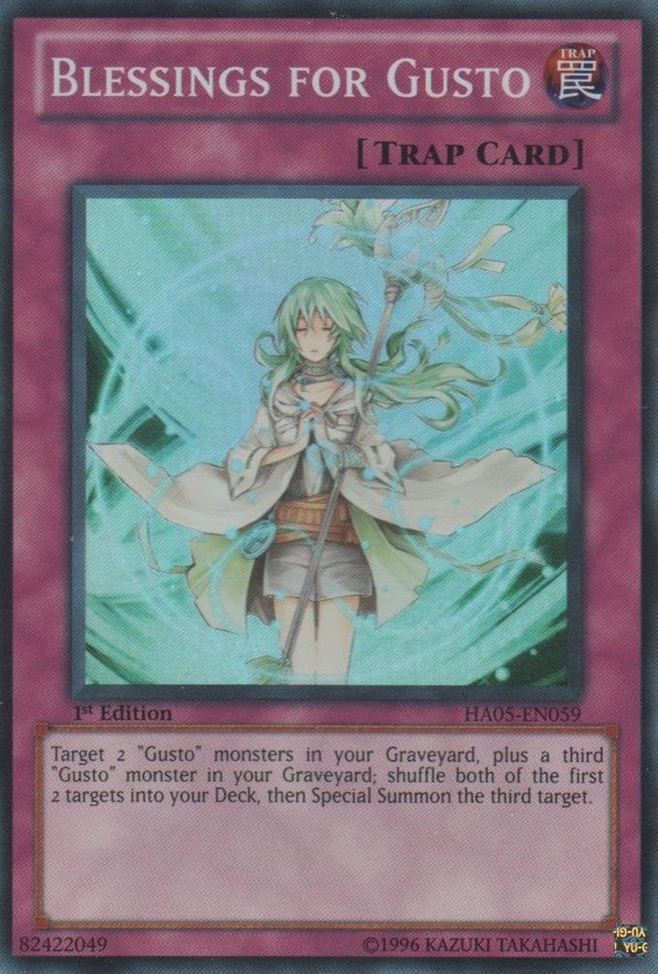 Blessings for Gusto [HA05-EN059] Super Rare | Tables and Towers