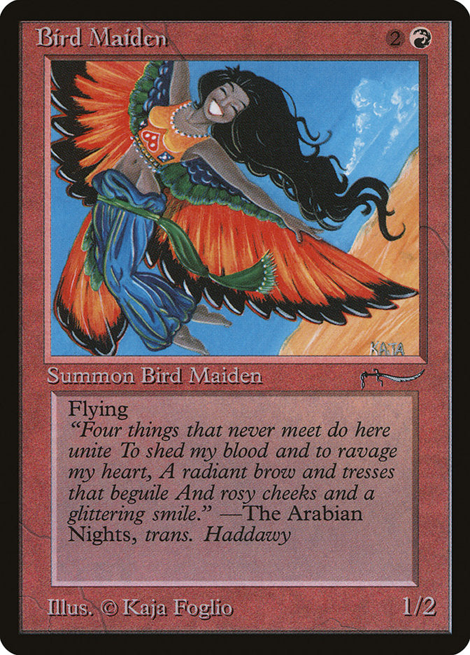 Bird Maiden (Dark Mana Cost) [Arabian Nights] | Tables and Towers