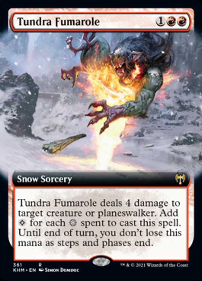 Tundra Fumarole (Extended Art) [Kaldheim] | Tables and Towers