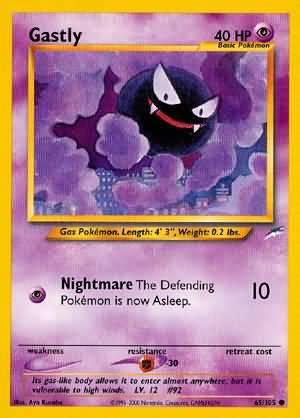 Gastly (65/105) [Neo Destiny Unlimited] | Tables and Towers