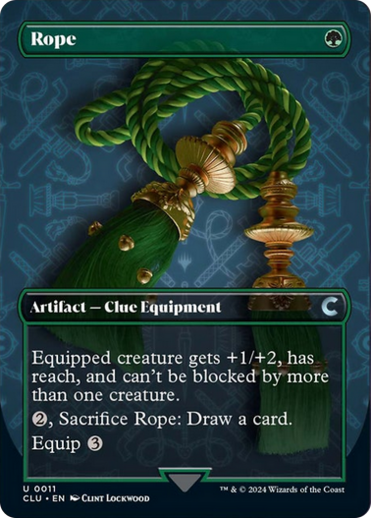 Rope (Borderless) [Ravnica: Clue Edition] | Tables and Towers