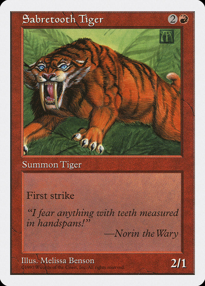 Sabretooth Tiger [Fifth Edition] | Tables and Towers