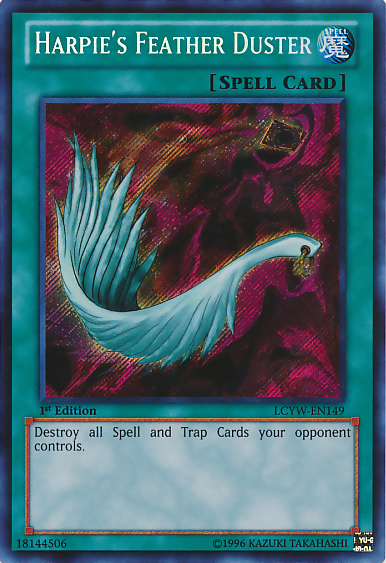 Harpie's Feather Duster [LCYW-EN149] Secret Rare | Tables and Towers