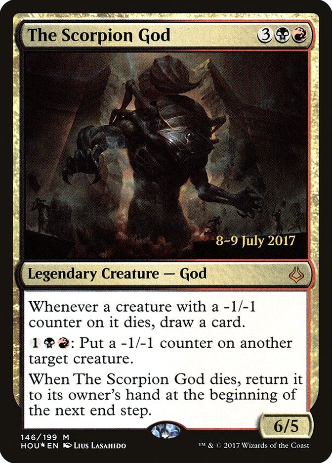 The Scorpion God [Hour of Devastation Prerelease Promos] | Tables and Towers