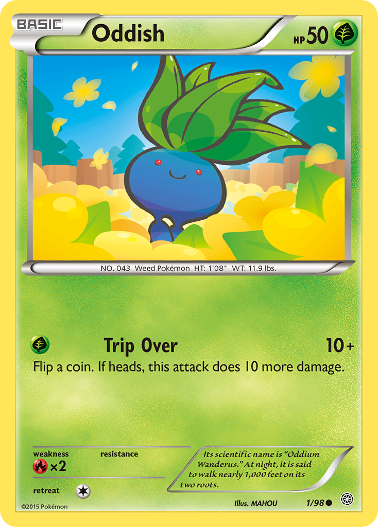 Oddish (1/98) [XY: Ancient Origins] | Tables and Towers