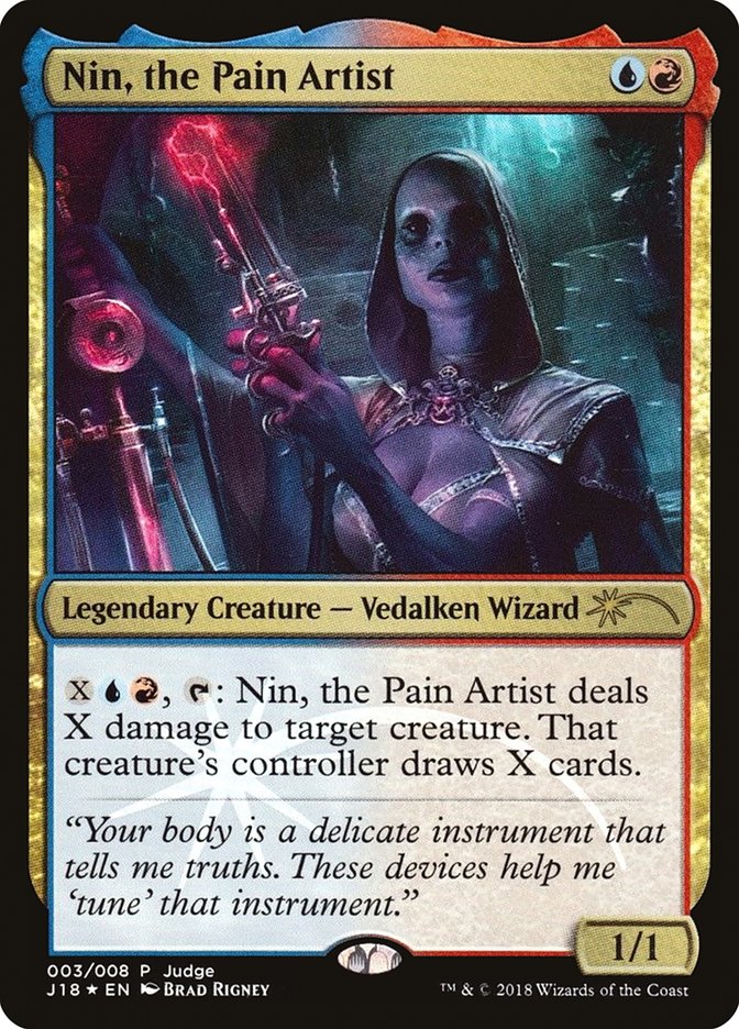 Nin, the Pain Artist [Judge Gift Cards 2018] | Tables and Towers