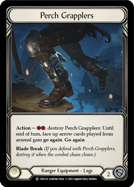 Perch Grapplers [U-CRU122] (Crucible of War Unlimited)  Unlimited Rainbow Foil | Tables and Towers