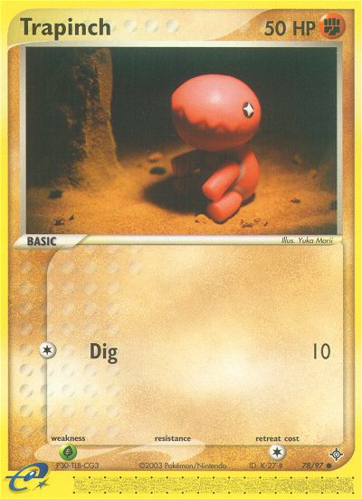 Trapinch (78/97) [EX: Dragon] | Tables and Towers