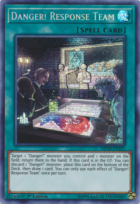 Danger! Response Team [MP19-EN221] Prismatic Secret Rare | Tables and Towers