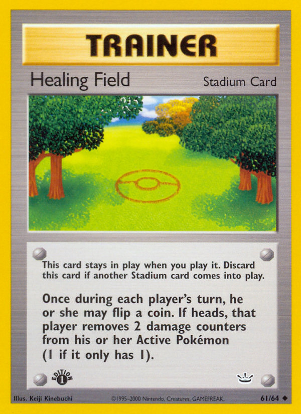 Healing Field (61/64) [Neo Revelation 1st Edition] | Tables and Towers